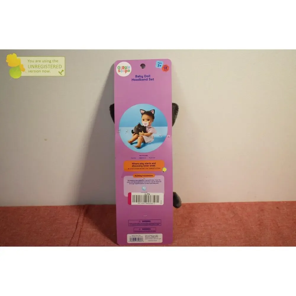 Gigglescape Baby Doll Cat Headband Set